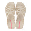 Sandali Ipanema Diversa Flat Donna Beige con cinturini testurizzati e suola flatform
