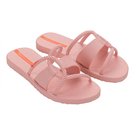 Sandali donna Ipanema Diversa Slide flat con cinturini nautici e suola decorata lato