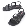 Sandali donna Ipanema Solar Glow Sand con finitura glitter e suola decorata vista lato
