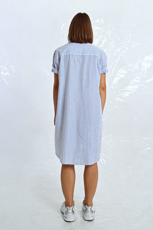 Abito Molly Bracken a camicia righe