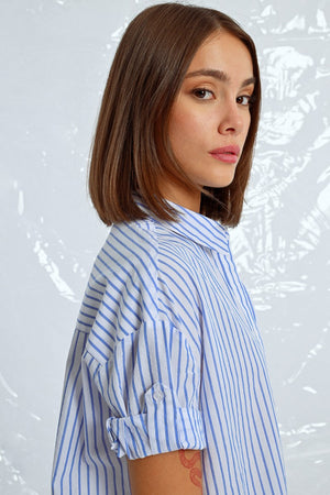 Abito Molly Bracken a camicia righe