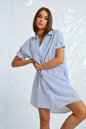 Abito Molly Bracken a camicia righe