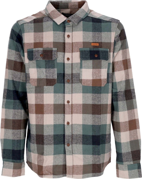 IRIEDAILY-Camicia-Manica-Lunga-Uomo-Lumber-Fella-Shirt-Jungle-Green-da-uomo