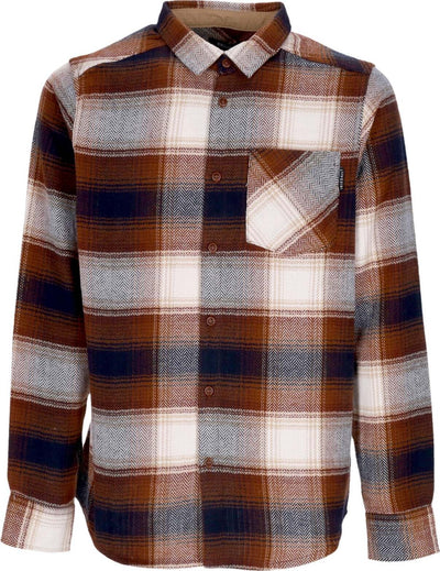 IRIEDAILY-Camicia-Manica-Lunga-Uomo-Young-Fella-Shirt-Navy/brown-da-uomo