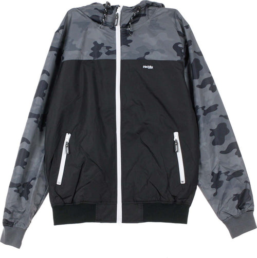 IRIEDAILY-Giacca-a-Vento-Uomo-Auf-Deck-Jacket-Camo-Black-da-uomo