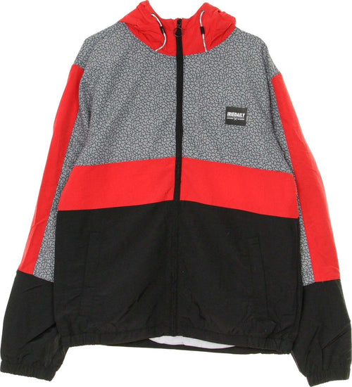 IRIEDAILY-Giacca-a-Vento-Uomo-Prime-Hood-Jacket-Black/red-da-uomo