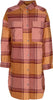 IRIEDAILY-Giacca-Lunga-Donna-Checky-Shirt-Jacket-Maroon-Melange-da-donna