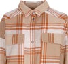 IRIEDAILY-Giacca-Lunga-Donna-W-Checky-Shirt-Jacket-Beige-da-donna