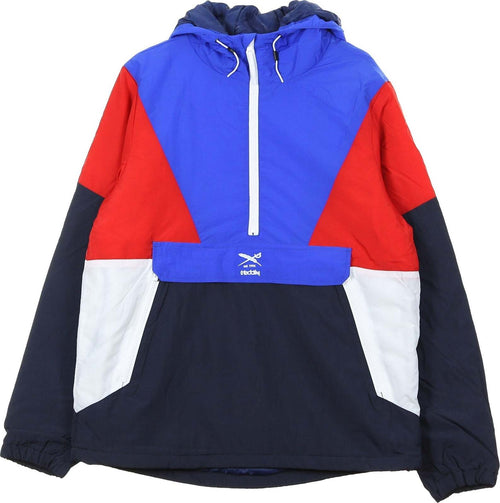 IRIEDAILY-Giaccone-Infilabile-Uomo-Get-Down-Pull-Up-Navy-Red-da-uomo