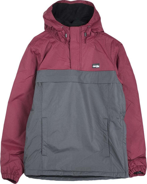 IRIEDAILY-Giaccone-Infilabile-Uomo-Insulaner-Breaker-Anthracite-Red-da-uomo