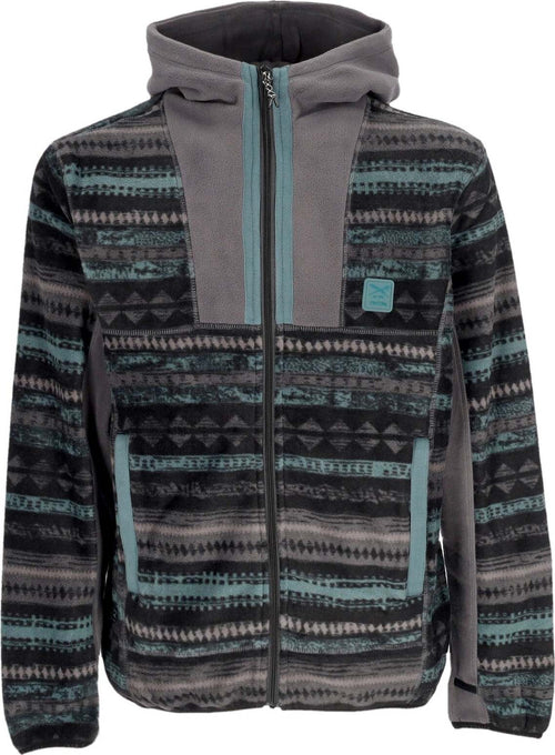 IRIEDAILY-Giubbotto-Pile-Uomo-Scopian-Zip-Hoodie-Anthracite-da-uomo