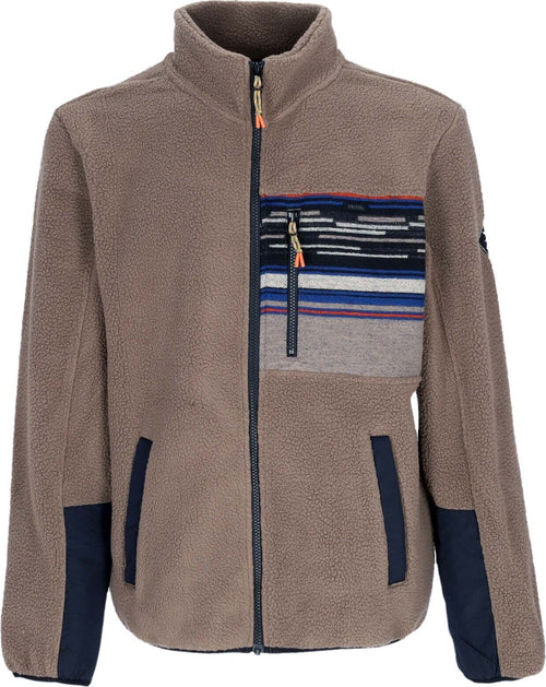 IRIEDAILY-Giubbotto-Pile-Uomo-Wonderer-Track-Jacket-Clay-da-uomo