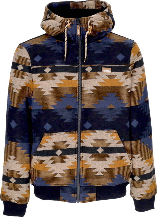 IRIEDAILY-Giubbotto-Uomo-Santania-Hood-Jacket-Blue-Sand-da-uomo