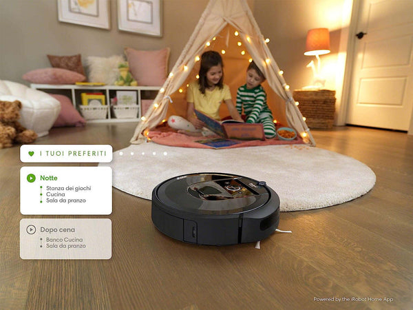 iRobot Roomba i7+ Robot Aspirapolvere wifi con Base Autosvuotante Programmabile