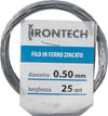 IRONTECH---FILO-FERRO-ZINCATO-D.0,50MM-LUNGHEZZA-25-MT