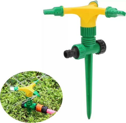 Irrigatore Giardino Spruzzatore Prato Picchetto Puntale 3 Braccia 360? Annaffia Articoli da Giardino > Attrezzi da giardino > Irrigatori Trade Shop italia - Napoli, Commerciovirtuoso.it