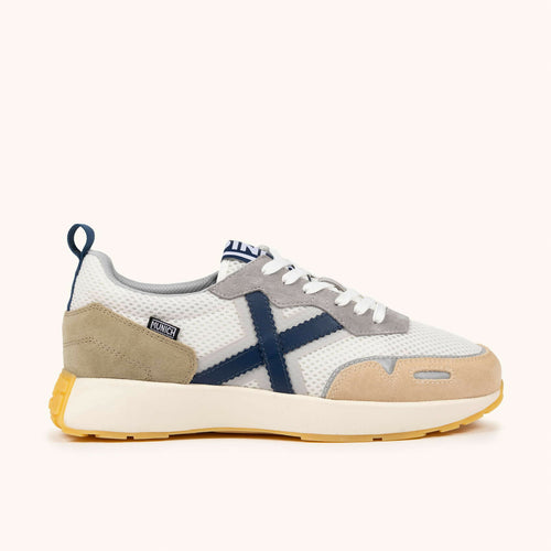 Munich Uomo sneakers in suede e tessuto tecnico