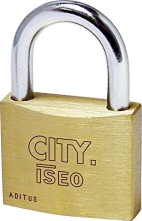 ISEO---LUCCHETTO-IN-OTTONE-ARCO-CORTO-CITYADITUS-2-CHIAVI-50MM
