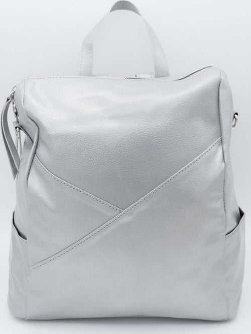 Iside---Zaino-Donna-Argentato-In-Vera-Pelle