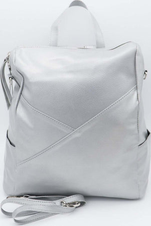 Iside---Zaino-Donna-Argentato-In-Vera-Pelle