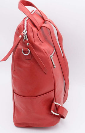 Iside---Zaino-Donna-Rosso-In-Vera-Pelle