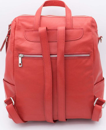 Iside---Zaino-Donna-Rosso-In-Vera-Pelle