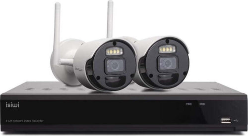 Isiwi Connect2 Kit Videosorveglianza WiFi per uso Interno/Esterno Fai da te/Sicurezza e protezione/Sistemi di sicurezza domestica/Kit video per la sicurezza domestica/Kit di sorveglianza DVR Scontolo.net - Potenza, Commerciovirtuoso.it