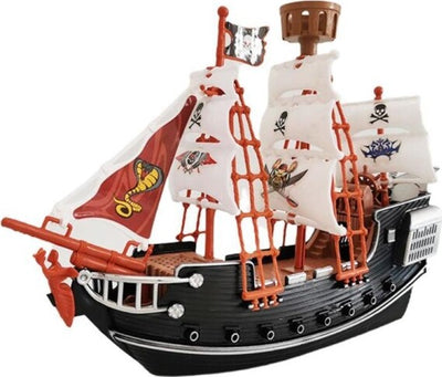 Isola-Dei-Pirati-Veliero-Barca-Galeone-Personaggi-Giocattolo-Gioco-Bambini