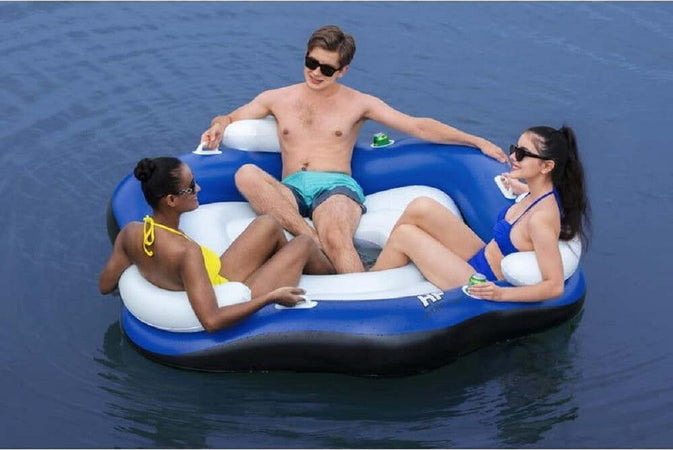 Isola Galleggiante Per 3 Persone 191x178 Cm Con Portabicchieri E Maniglie 43111 Giochi e giocattoli/Sport e giochi all'aperto/Giochi aquatici e piscine per bambini/Canotti e gonfiabili galleggianti Trade Shop italia - Napoli, Commerciovirtuoso.it