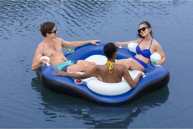 Isola Galleggiante Per 3 Persone 191x178 Cm Con Portabicchieri E Maniglie 43111 Giochi e giocattoli/Sport e giochi all'aperto/Giochi aquatici e piscine per bambini/Canotti e gonfiabili galleggianti Trade Shop italia - Napoli, Commerciovirtuoso.it