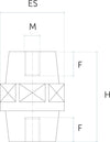 Isolatori Di Fondo, per Supporto Apparecchiature Elettriche Fai da te/Materiale elettrico/Capicorda La Zappa - Altamura, Commerciovirtuoso.it