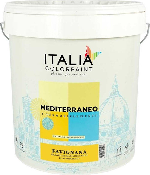 Italia Colorpaint Favignana Rasato Acrilsilossanico Elastomerico Termoriflettente Fai da te/Pitture trattamenti per pareti e utensili/Vernice e fondo/Pittura per imbiancare Ogomondo - Martina Franca, Commerciovirtuoso.it