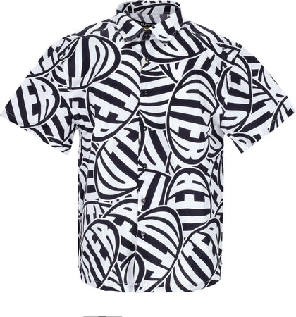 IUTER-Camicia-Manica-Corta-Uomo-Hungry-Shirt-White-da-uomo