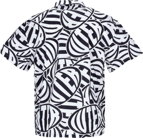 IUTER-Camicia-Manica-Corta-Uomo-Hungry-Shirt-White-da-uomo