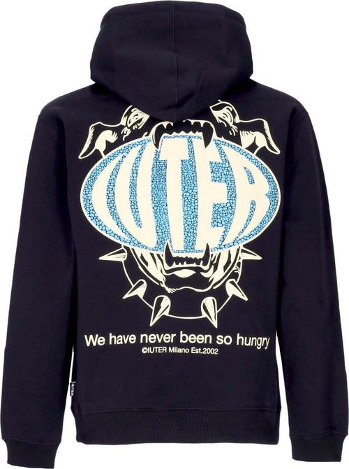 IUTER-Felpa-Cappuccio-Uomo-Hungry-Hoodie-Black-da-uomo