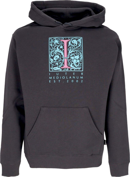 IUTER-Felpa-Cappuccio-Uomo-Mediolanum-Hoodie-Asphalt-da-uomo
