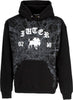IUTER-Felpa-Cappuccio-Uomo-Milano-Map-Logo-Hoodie-X-Club-Dogo-Black-da-uomo