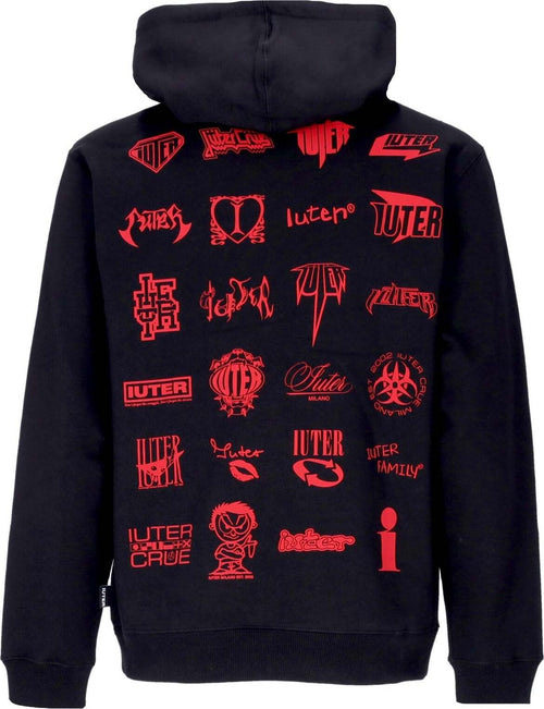 IUTER-Felpa-Cappuccio-Uomo-Timeless-Hoodie-Black-da-uomo