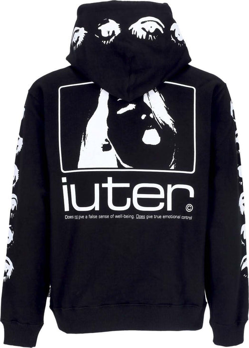 IUTER-Felpa-Leggera-Cappuccio-Uomo-Control-Hoodie-Black-da-uomo