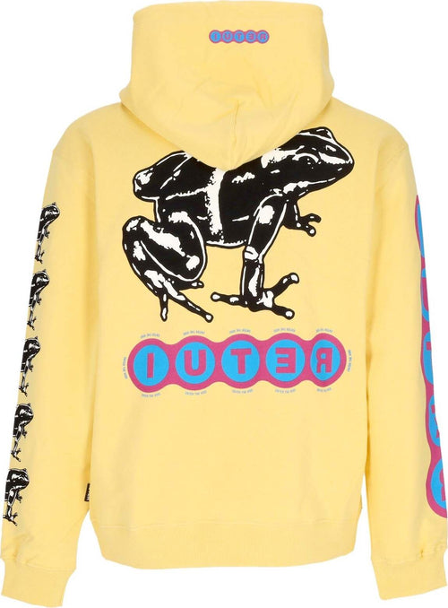 IUTER-Felpa-Leggera-Cappuccio-Uomo-Poison-Hoodie-Canary-da-uomo