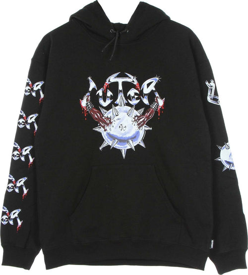 IUTER-Felpa-Leggera-Cappuccio-Uomo-Steel-Hoodie-Black-da-uomo