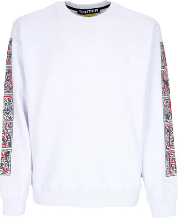 IUTER-Felpa-Leggera-Girocollo-Uomo-Mediolanum-Crewneck-White-da-uomo