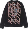 IUTER-Felpa-Leggera-Girocollo-Uomo-Skeleton-Crewneck-Black-da-uomo