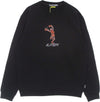 IUTER-Felpa-Leggera-Girocollo-Uomo-Skeleton-Crewneck-Black-da-uomo