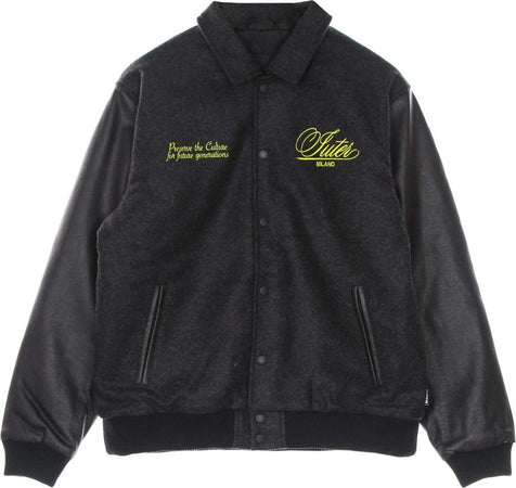 IUTER-Giubbotto-College-Uomo-Family-Varsity-Jacket-Black-da-uomo