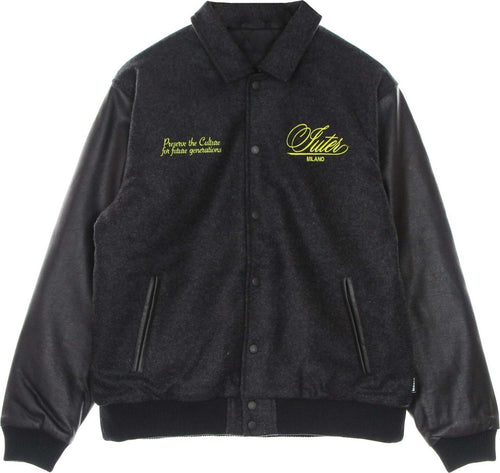 IUTER-Giubbotto-College-Uomo-Family-Varsity-Jacket-Black-da-uomo