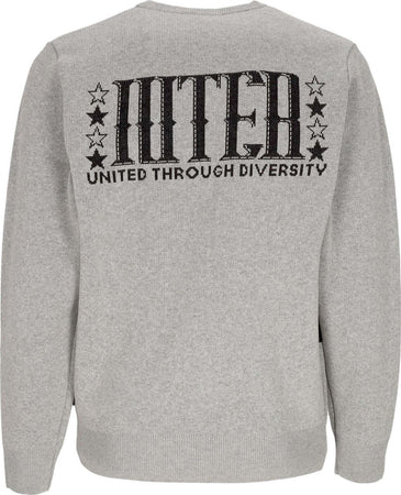 IUTER-Maglione-Uomo-Barbwire-Jumper-Light-Grey-da-uomo
