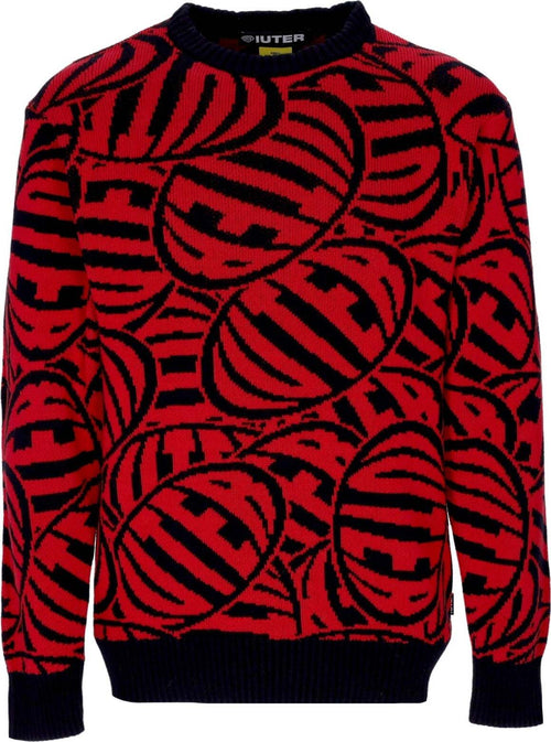 IUTER-Maglione-Uomo-Hungry-Jumper-Red-da-uomo