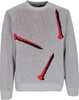IUTER-Maglione-Uomo-Nails-Jumper-Grey-da-uomo