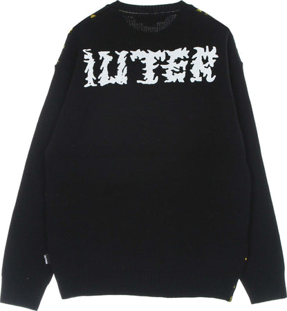 IUTER-Maglione-Uomo-Possessed-Jumper-Black-da-uomo